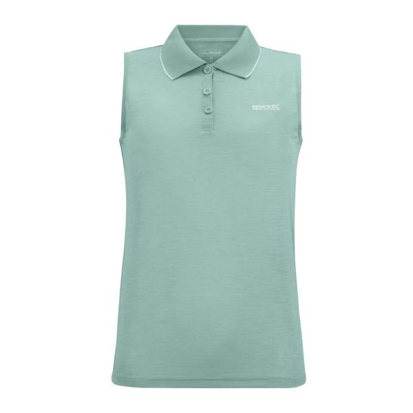 Regatta Womens/Ladies Tima II Sleeveless Polo Shirt - Ivy Moss - 