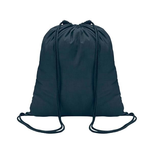 MidOcean Colored Cotton Drawstring Bag - French Navy - 
