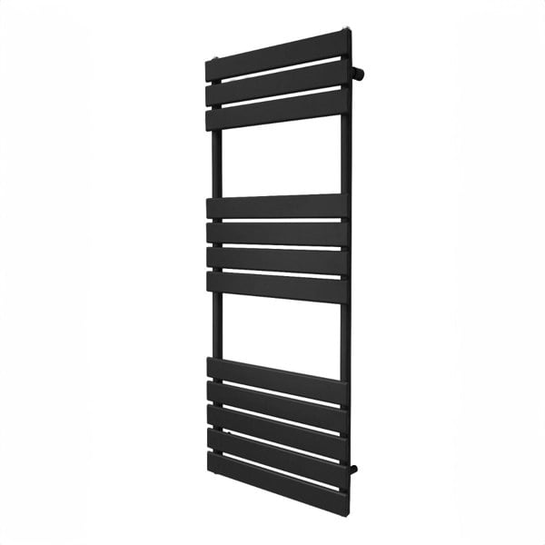 Monstershop Flat Panel Towel Radiator – 1200mm x 450mm – Black