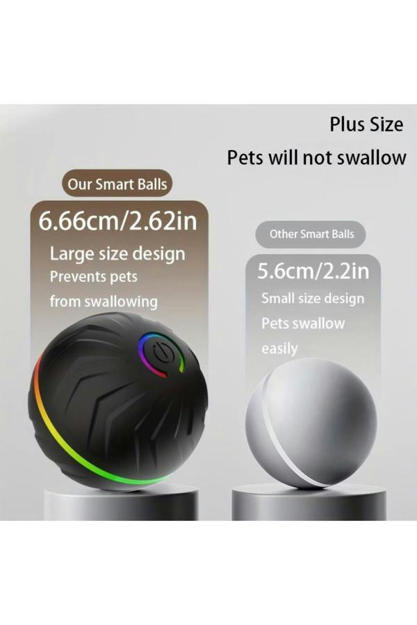 Dyzi Smart Bouncing Dog Ball 6.6cm USB Rechargeable Interactive Toy