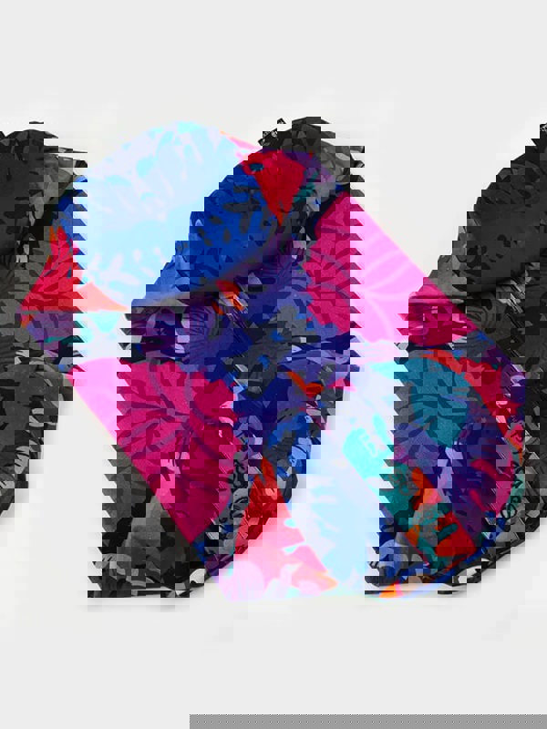 Yoga Studio Replacement Round Designed Bolster Outer Cushion Cover Toucan Print