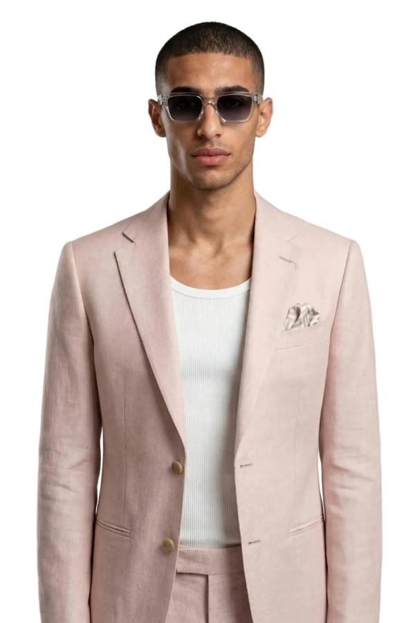 Harry Brown London Giacomo Slim Fit Single Breasted Suit Jacket