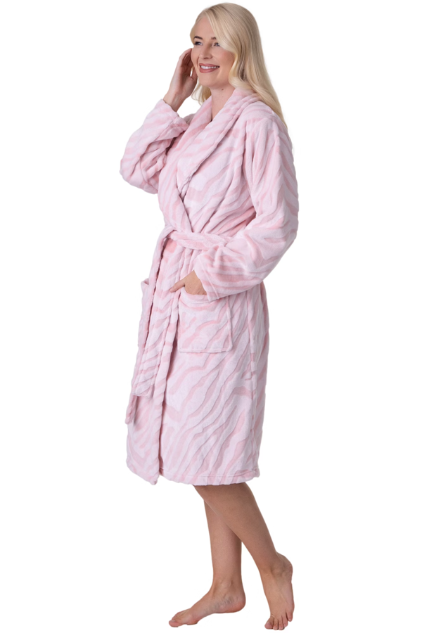 Camille Luxurious Supersoft Printed Bathrobe