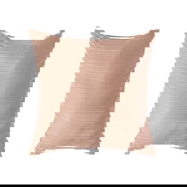 HOMESCAPES Silky 330 TC Egyptian Cotton Satin Stripe Pillowcase, European Size