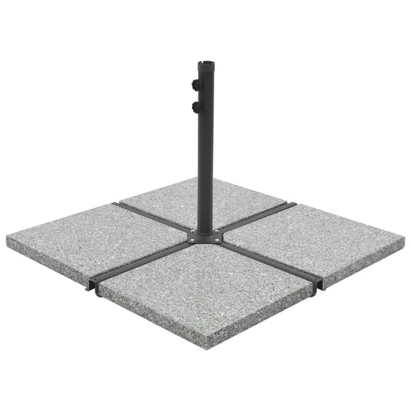 Berkfield Umbrella Weight Plate Granite 25 kg Square Grey