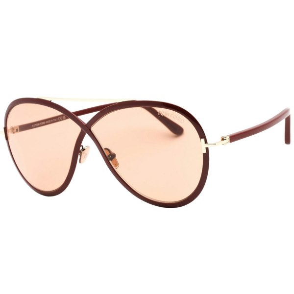 Tom Ford Rickie Ft1007 69E Bordeaux Sunglass