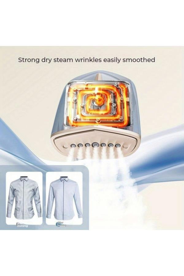 Dyzi 1500W Handheld Garment Steamer Foldable 150ml Blue
