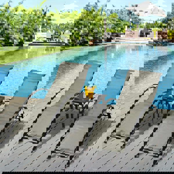 Outdoor Lounge Chair Set