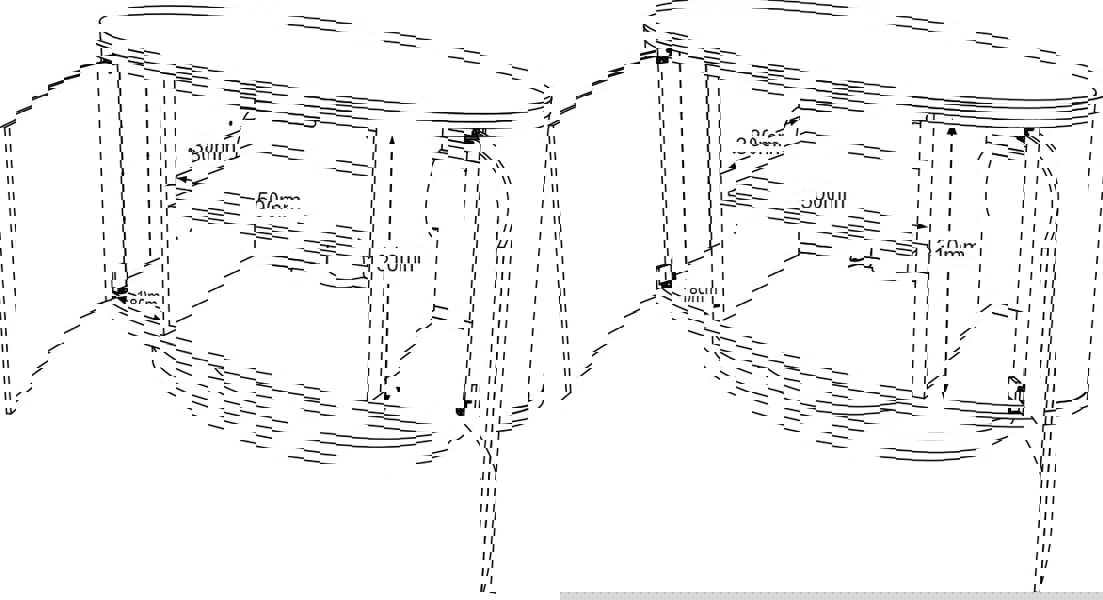 MDA Designs LUNA Grey Oval Cabinet with Grey Profiles & Grey BeamThru Glass Doors Suitable for Flat Screen TVs up to 50"