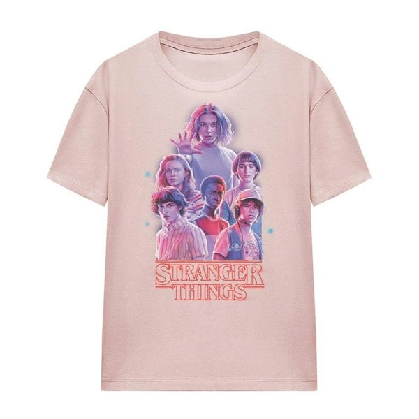 Stranger Things Womens Glow T-Shirt - Sport Heather