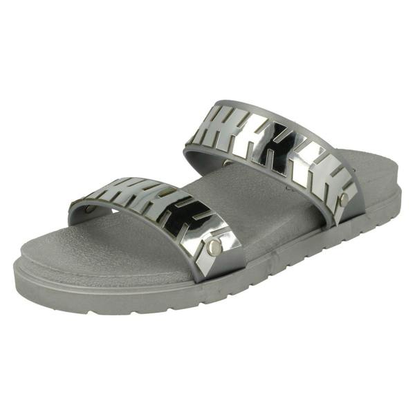 Spot On Ladies Spot On Slip On Mules