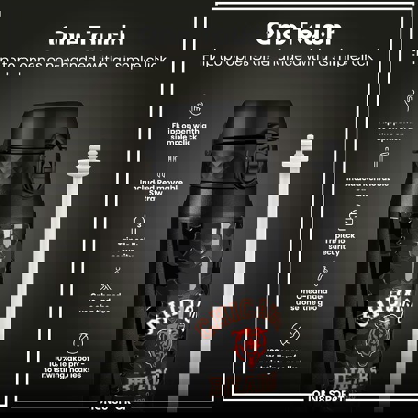 ION8 NFL x ION8 Insulated Steel Water Bottle, NFL Bears, 750ml (24oz)