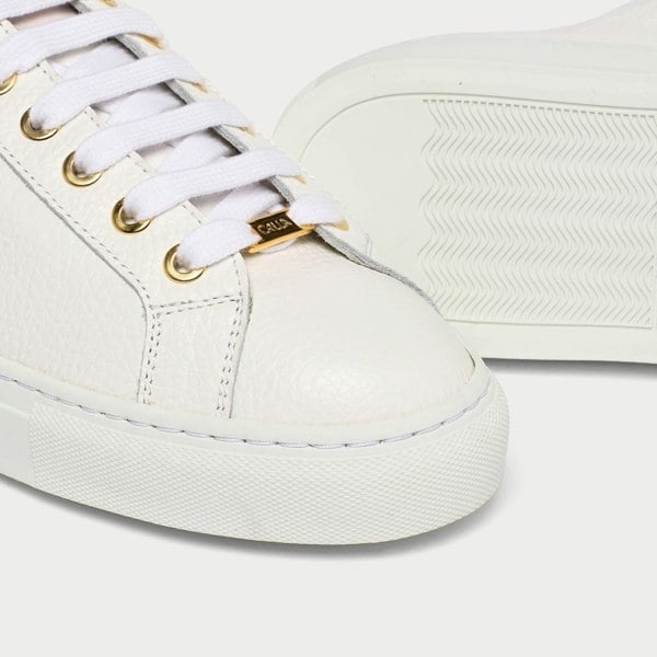 Calla Star Trainers - White Grain