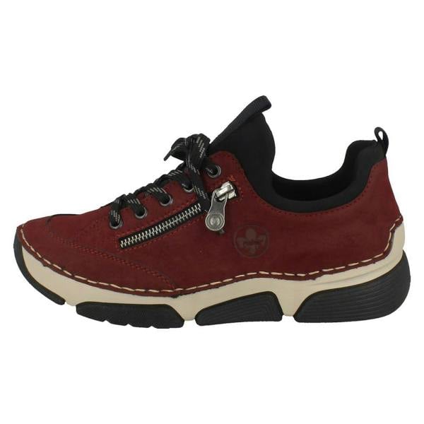 Rieker Ladies Sneakers By Rieker Lace Up Shoes 45973