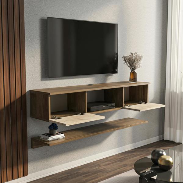 Decorotika Elia Modern Tv Stand TV Cabinet for TV's up to 60"