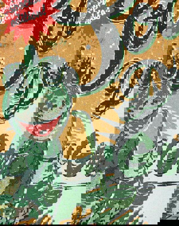 Clangers Mens Grey Soup Dragon Short Sleeved T-Shirt