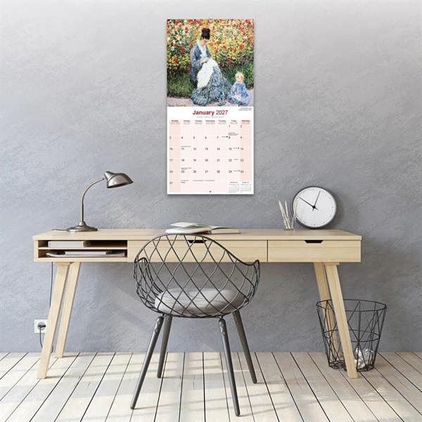 Monet Calendar 2027, Wall Calendars, Month To View, Art, Gift