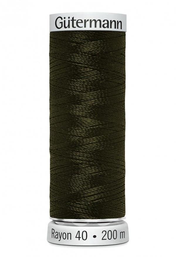 Gutermann No 40 Sulky Rayon Embroidery Thread 200m Rayon Thread Suitable For Embroidery