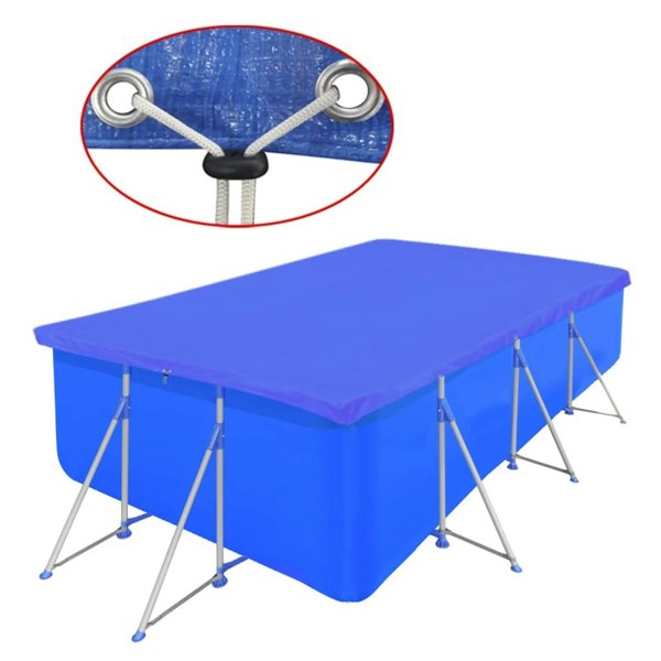 Berkfield Pool Cover PE Rectangular 90 g/sqm 394 x 207 cm