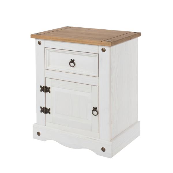 Core Products Corona 1 Door & 1 Drawer Bedside Cabinet