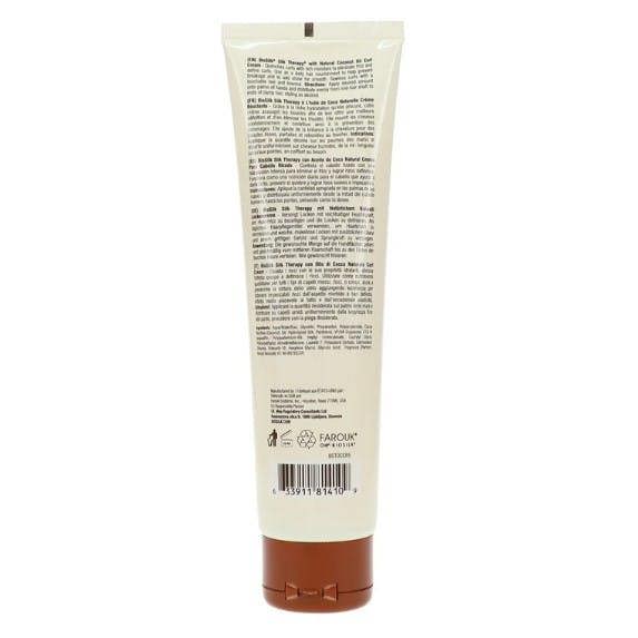 BioSilk Organic Silk Therapy Coconut Curl Cream nutrients and moisturising properties also provide an anti-frizz effect, which is particularly important for strong curls.