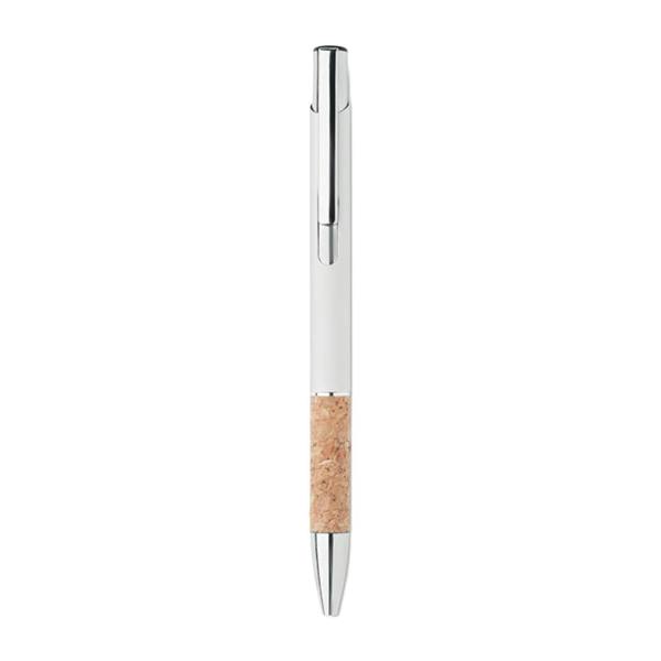 MidOcean Veria Push Button Aluminium Pen - White - 