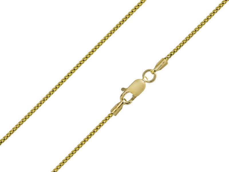 Cooksongold 9ct Yellow Gold Franco Necklace Chain, Fully UK Hallmarked
