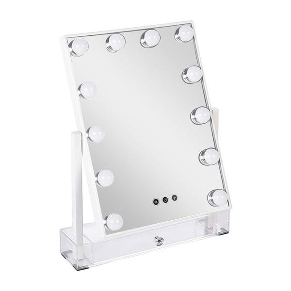 Rectangular Hollywood Vanity Makeup Mirror Living and Home