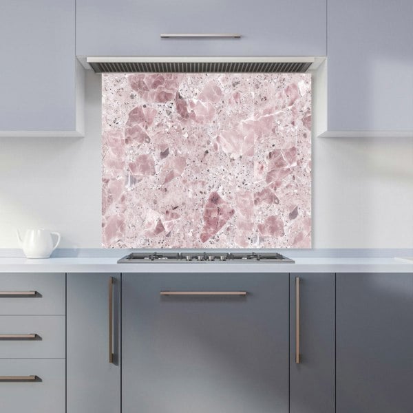 Warren Reed - Designer Dusty Pink Quartz Effect Kitchen Splashback