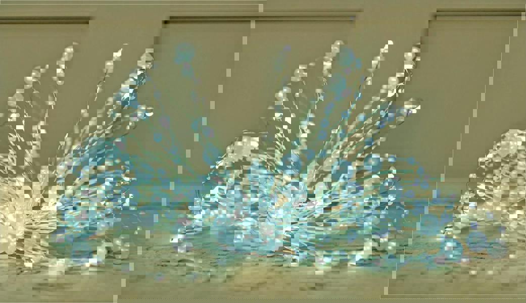 Luxform Solar 50 Led Microlight Pearl Romantic Blue