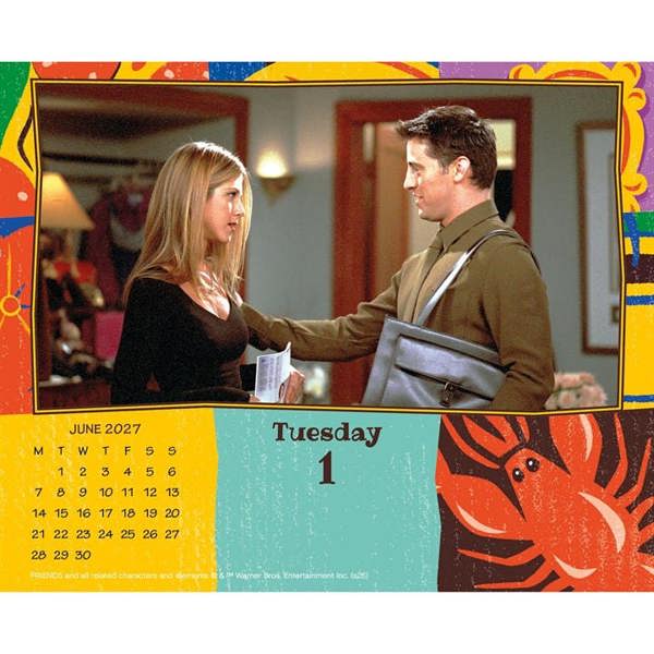 Friends Desk Calendar 2027, Desk Calendars, Day To View, Entertainment, Gift