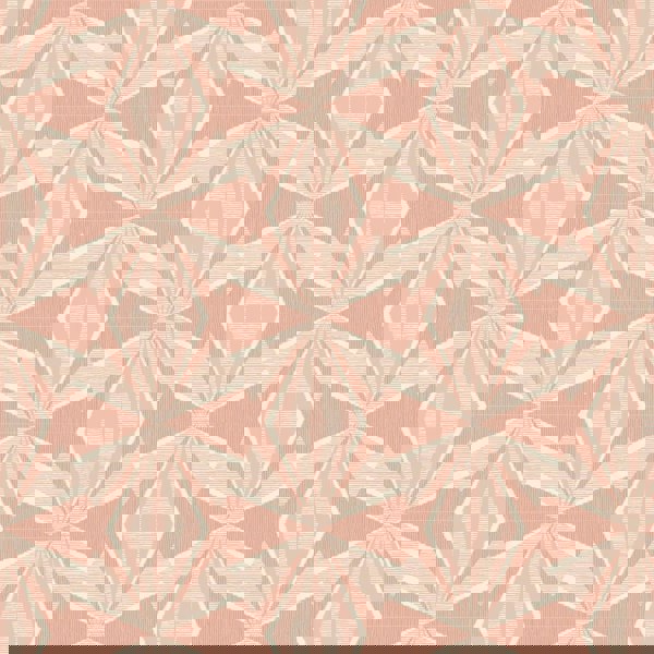 Hoopla Walls Sunray Diamond - Pink 10m Wallpaper