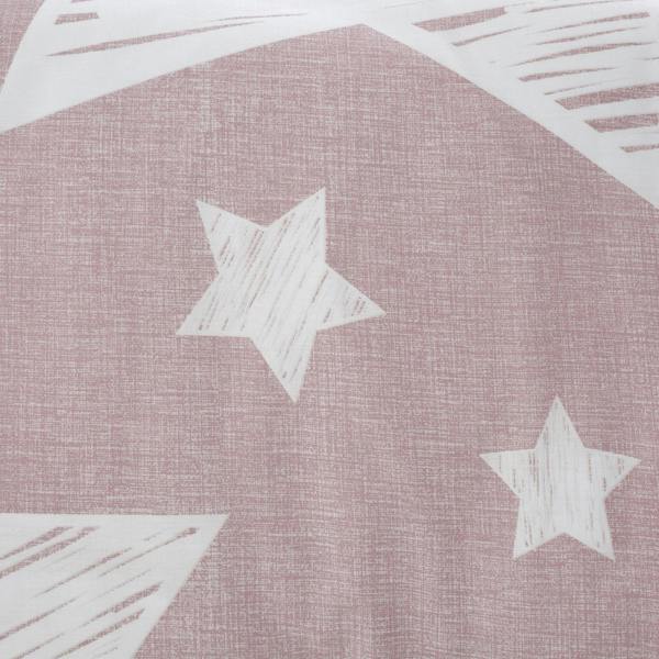 Smart Living Kids Duvet Cover and Pillowcase Set - Superstar - Blush Pink