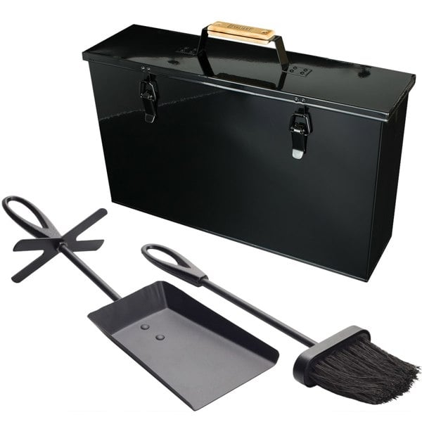 Ash Carrier, Brush and Shovel Set