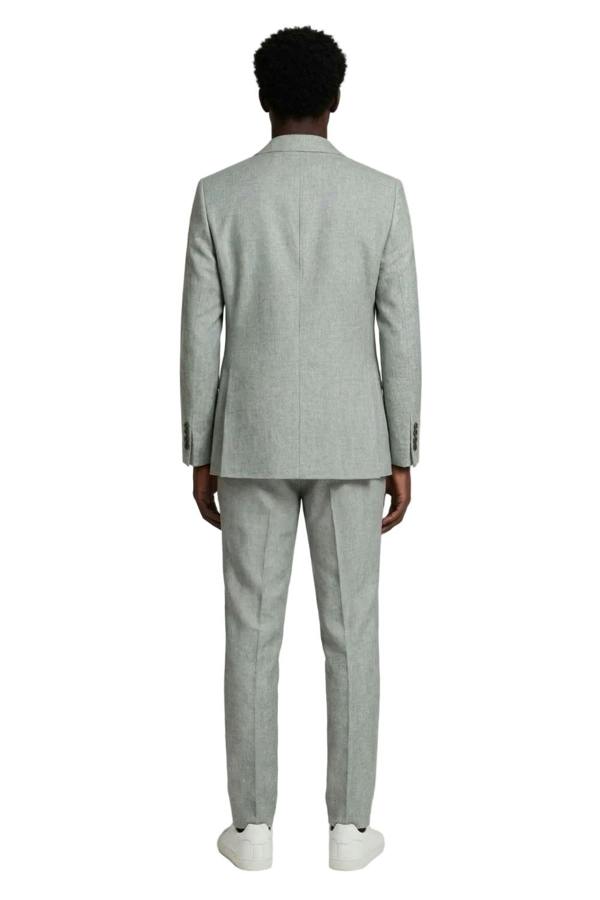 Harry Brown London Giacomo Slim Fit Double Breasted Suit Jacket