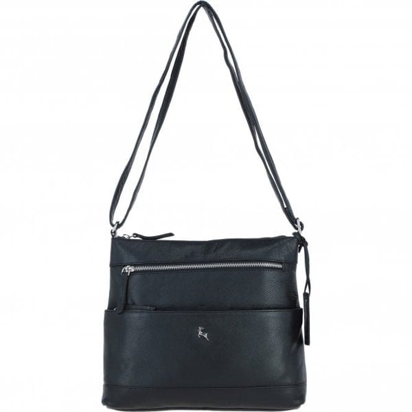 Ashwood Stylish Real Leather Shoulder Bag: Derby