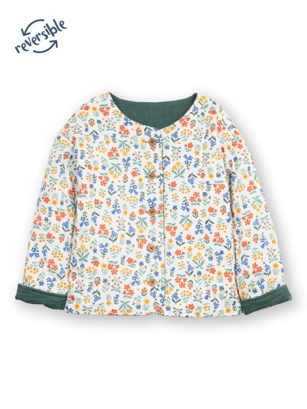 Kite Girls Organic Fairy Flowers Quilted Jacket