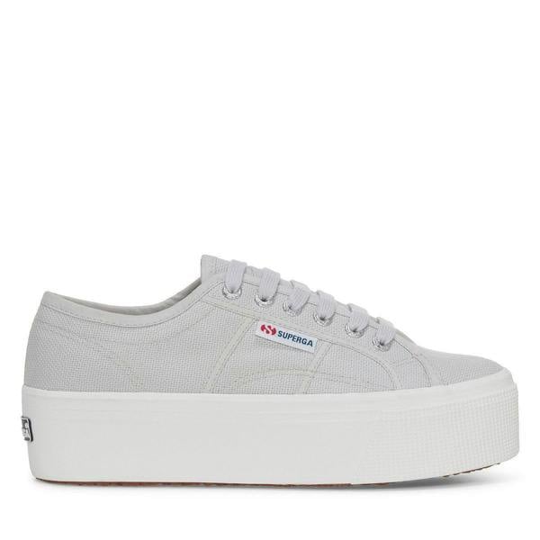 Superga Unisex Adult 2790 Linea Up Down Trainers - Grey Silver/Avorio - 