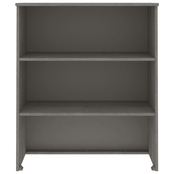 Berkfield Top for Highboard HAMAR Light Grey 85x35x100cm Solid Wood Pine