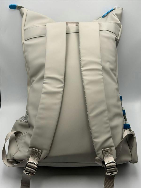 Nimmy Friends Nimmy Cool & Cute 2.0 Blue Terrier Dog Laptop Backpack with Detachable Pouch Grey - N-KM-DNBB-019