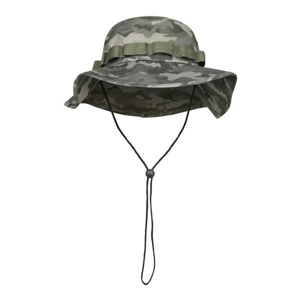 Mountain Warehouse Mens Camouflage Wide Brim Hat - Light Khaki Camo - 