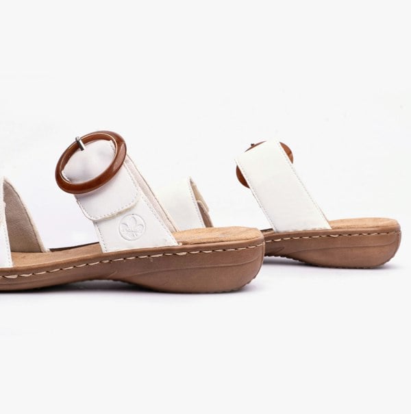 Rieker 60894-80 Womens Sandals - White