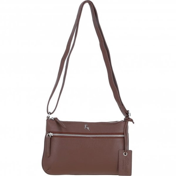 Ashwood Real Leather Crossbody Bag: Swansea