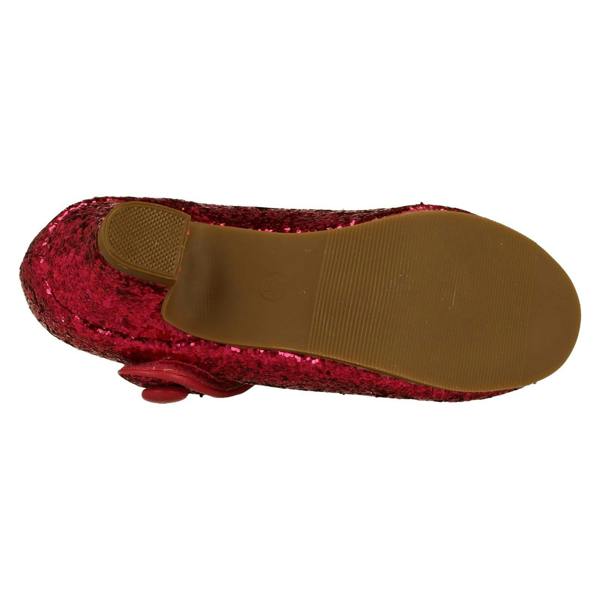 Spot On Girls Spot On kitten Heel Ankle Strap Party Shoes H3089