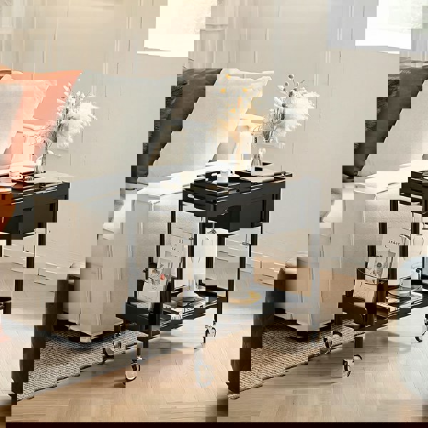 Orion With Magazine Rack Side Table-Weilai Concept-Weilai Concept