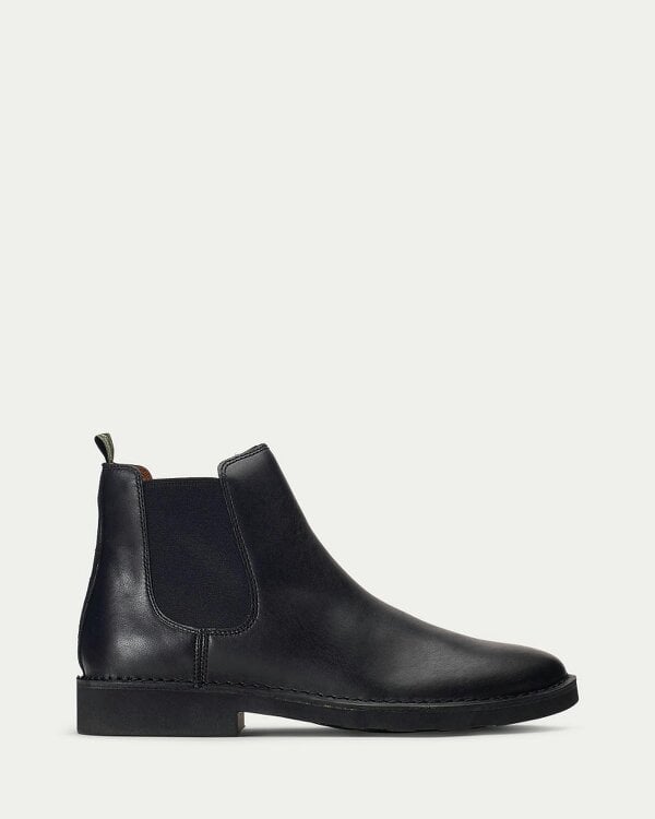 Ralph Lauren Talan Mens Leather Chelsea Boot - Black