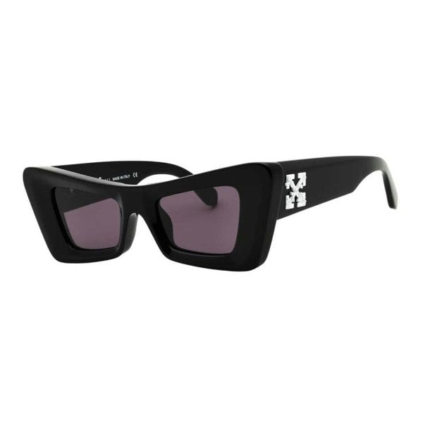 Off-White Womens Accra Thick Sunglasses - Black