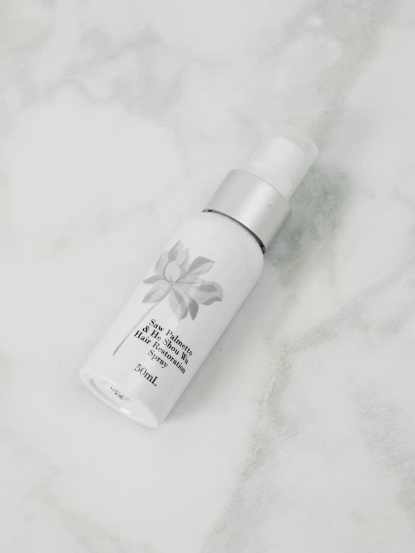 White Lotus Beauty Hair Thickening Spray with Activated Ginseng and Saw Palmetto