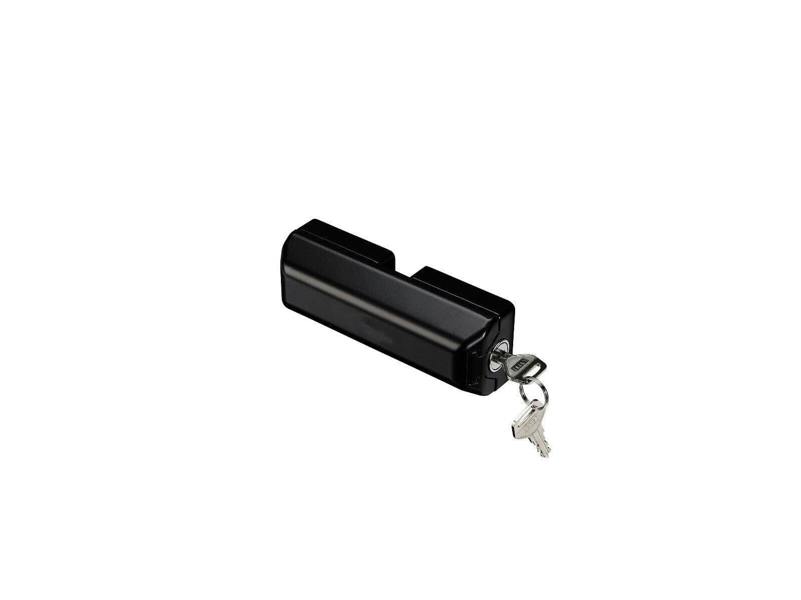 Milenco Van Locks Slide Barn Door High Security Black - Twin Pack