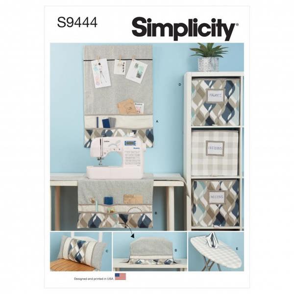 Simplicity Sewing Pattern 9444, Accessories OS (One Size) - Intermediate